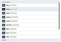 select emlx file