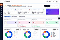 Modern analytics crm dashboard