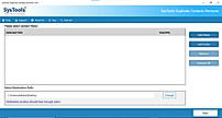 Interface Duplicate Contacts Remover Software