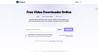 Free browser downloader — separate from the paid developer API