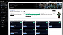 Ostina dashboard and module selector