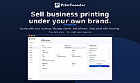 Sell business printing under your own brand