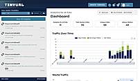 Link analytics dashboard - human clicks, unique clicks and bot traffic
