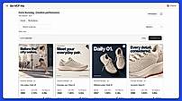 Creative gallery and performance comparison (demonstration data)