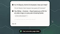 Answers from your docs, with the source linked