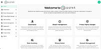 Landing Page featuring the modules