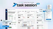 Task Session CRM: Kanban task board with drag and drop