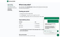 Chat widget on your help center