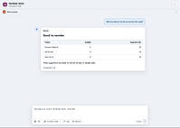 Stock overview — fictional demo data