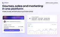 Courses, sales and marketing in one platform