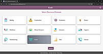 Krufe Homepage  Krufe automates end-to-end database design workflow, enabling users to generate ER diagrams, schemas, SQL scripts, and populate tables through a guided, domain-driven process. On the home screen, choose a business domain from the available options, Click Generate,The system proceeds to the ER Diagram screen.