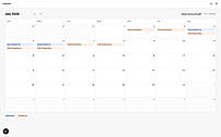 Rental booking calendar