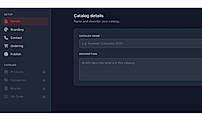 Create a catalog