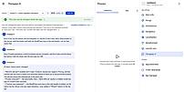 The AI assistant applies changes described in plain language