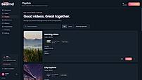 Build looping playlists from sample videos
