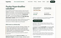 Free deadline checker result (sample payday)