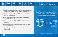 Start the NSF to MBOX Converter as administrator.