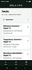 Native Android-APP – Heute-Ansicht mit Beispieldaten