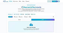 Share files between any devices in your browser