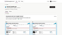 Tracking the weather forecast