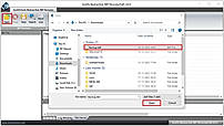 Step 1: Launch the Backup Exec BKF Recovery Tool and click on the Open button to add BKF File.