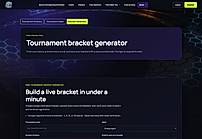 Tournament bracket generator interface
