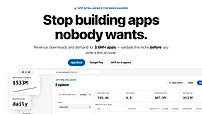 Explore: revenue and download estimates for 3.6M+ apps