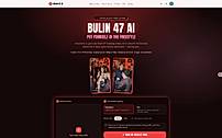 Bulin 47 AI video generator homepage