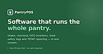 PantryPOS: intake, checkout, FIFO inventory, food-safety logs and TEFAP reporting in one system