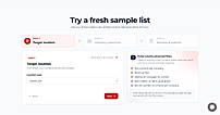 Try a fresh list