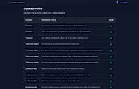Example of a detailed tool audit and review.