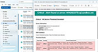 Alert Email Sample