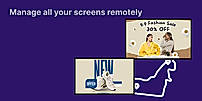 Manage your screens remotely