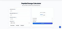 Peptide Dosage Calculator – Easy Input & Instant Results