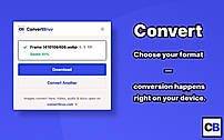 Files never leave your device