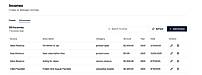 Income Tracking