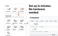The LiveVoice admin dashboard.