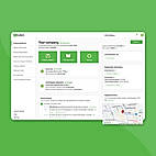 Everything you need to know about a company — accounts status, confirmation statement, shareholders, directors, registered office, recent activity — in one screen. That's the Kudocs company dashboard.
