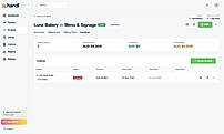 Overdue invoice view