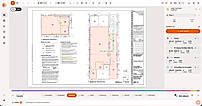 Plans & Drawings page where estimators can draw takeoffs.