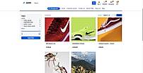 Category page with filters, sorting and faceted search