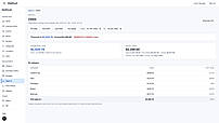 Theoretical vs. actual COGS dashboard