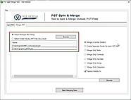 browse pst folder