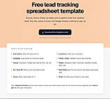 Lead Tracking Template