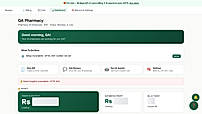 Dashboard - daily sales, stock and expiry alerts