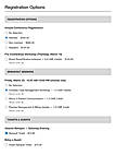 Conference and event registration