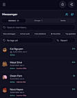 Vewme messenger page demo screenshot