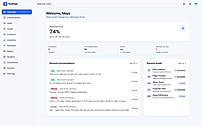 Dashboard with AI Metrics & Analytics