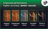 How Pinin compares with other AI image restoration tools