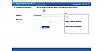 Enter your Gmail email address and app password to log in.